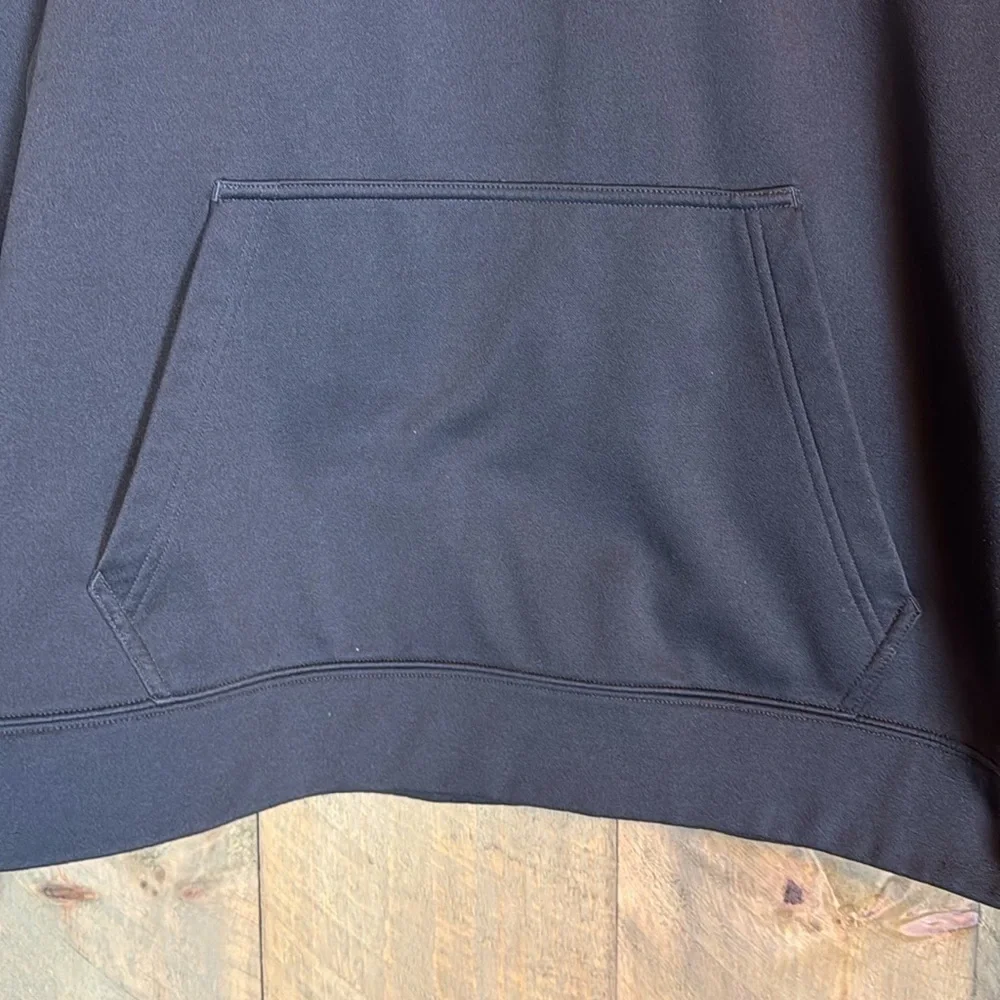 The North Face dark gray and red hoodie sweatshirt Size Large